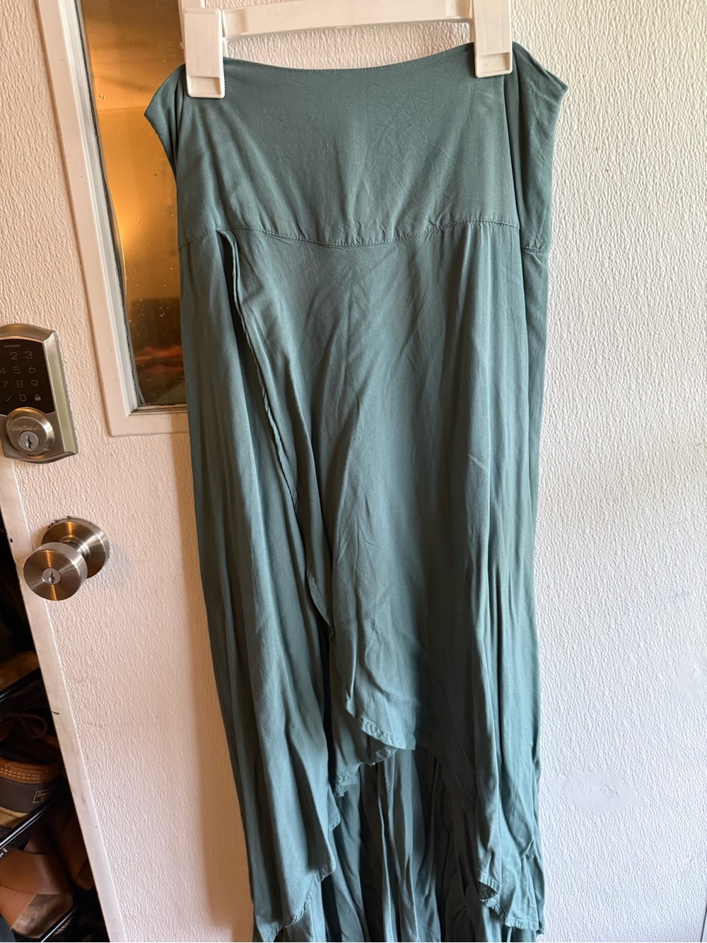 O'Neill Sage Green High-Low Maxi Dress